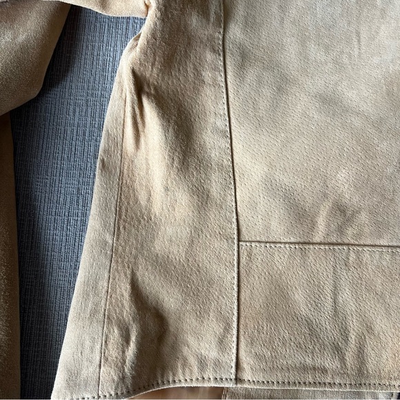 EUC Mango Genuine Suede Moto Jacket XS - Picture 8 of 9